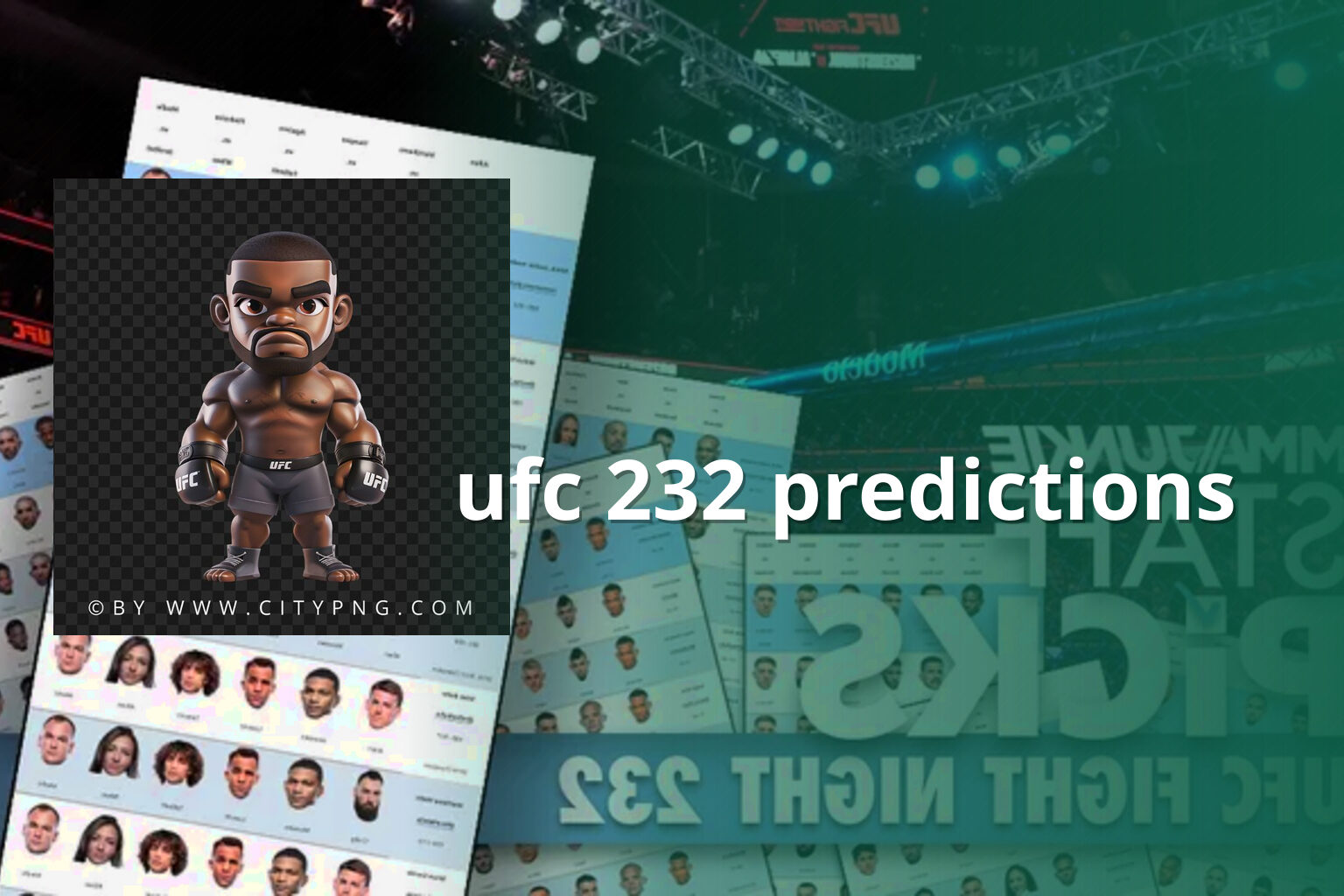 ufc 232 predictions - sportsbook
