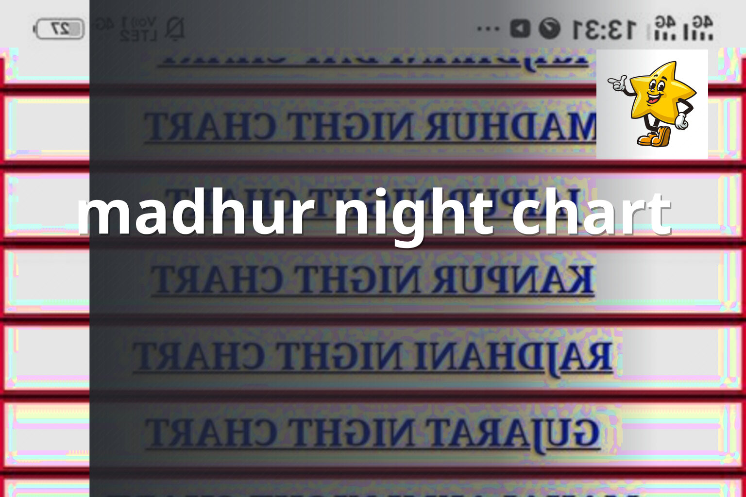 madhur night chart - slots