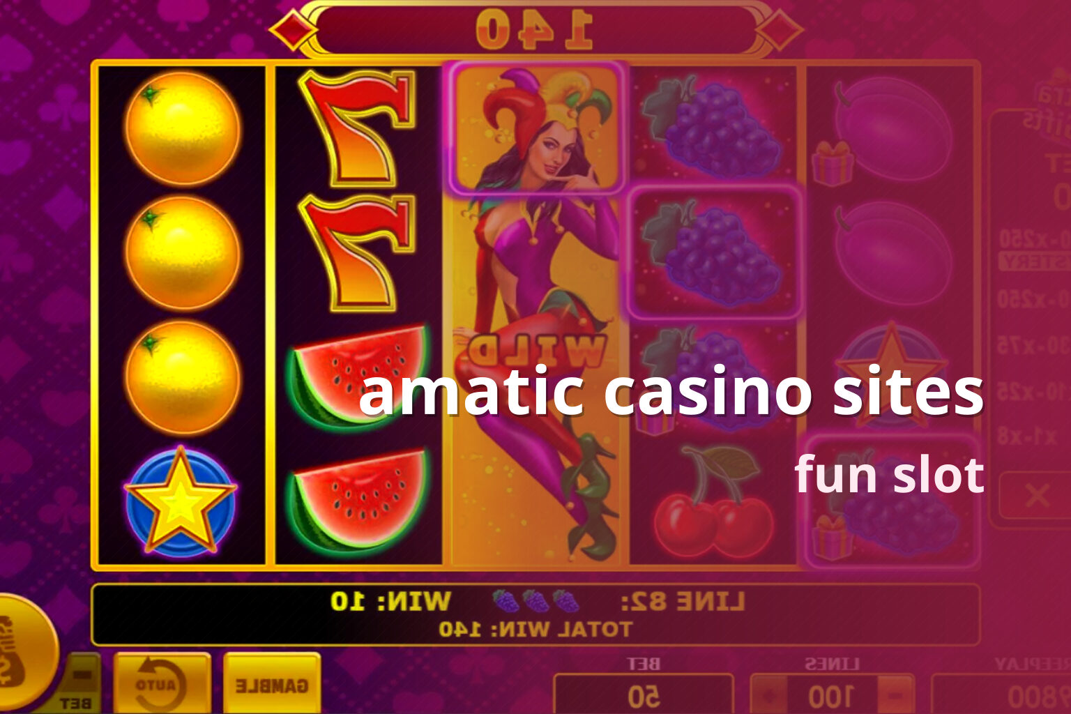 amatic casino sites fun slot