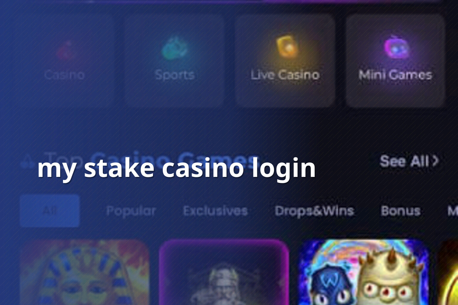 my stake casino login - gaming_brand