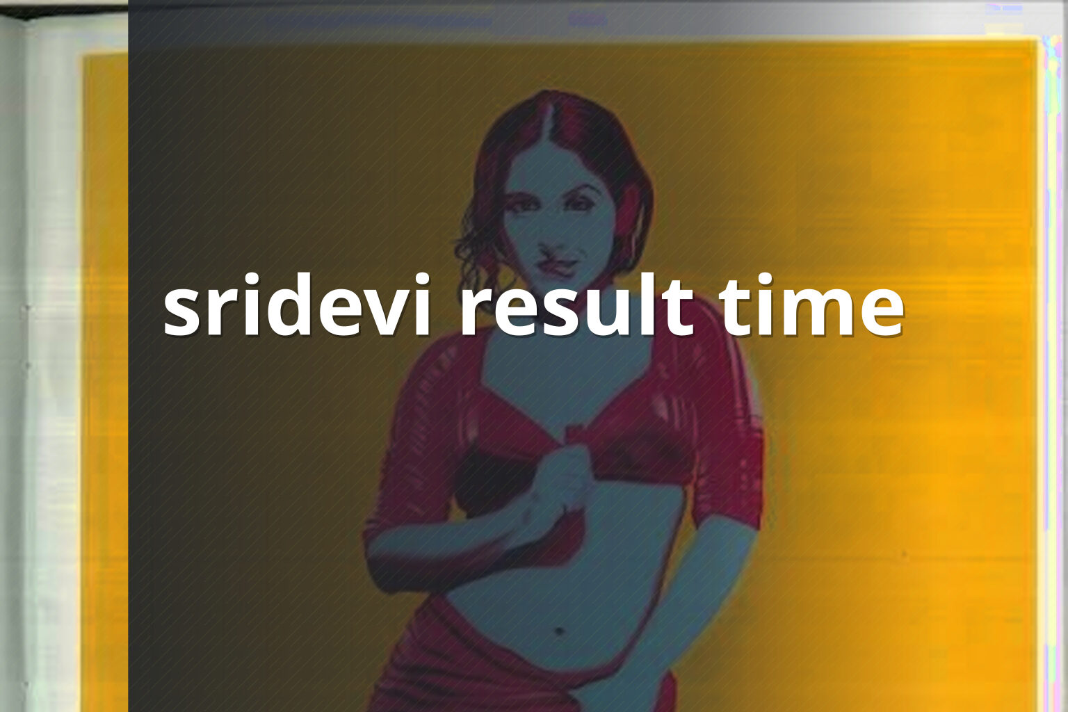 sridevi result time - matka_satta