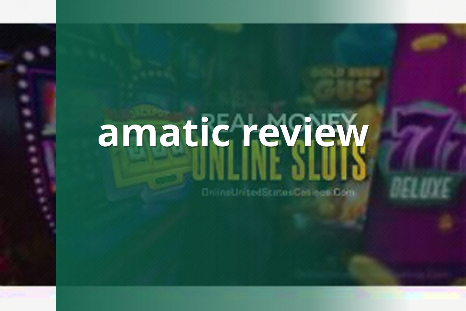 amatic review - gaming_brand