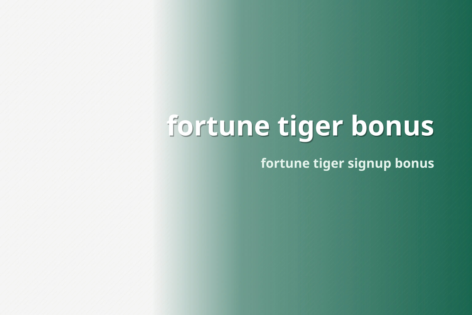 fortune tiger bonus fortune tiger signup bonus