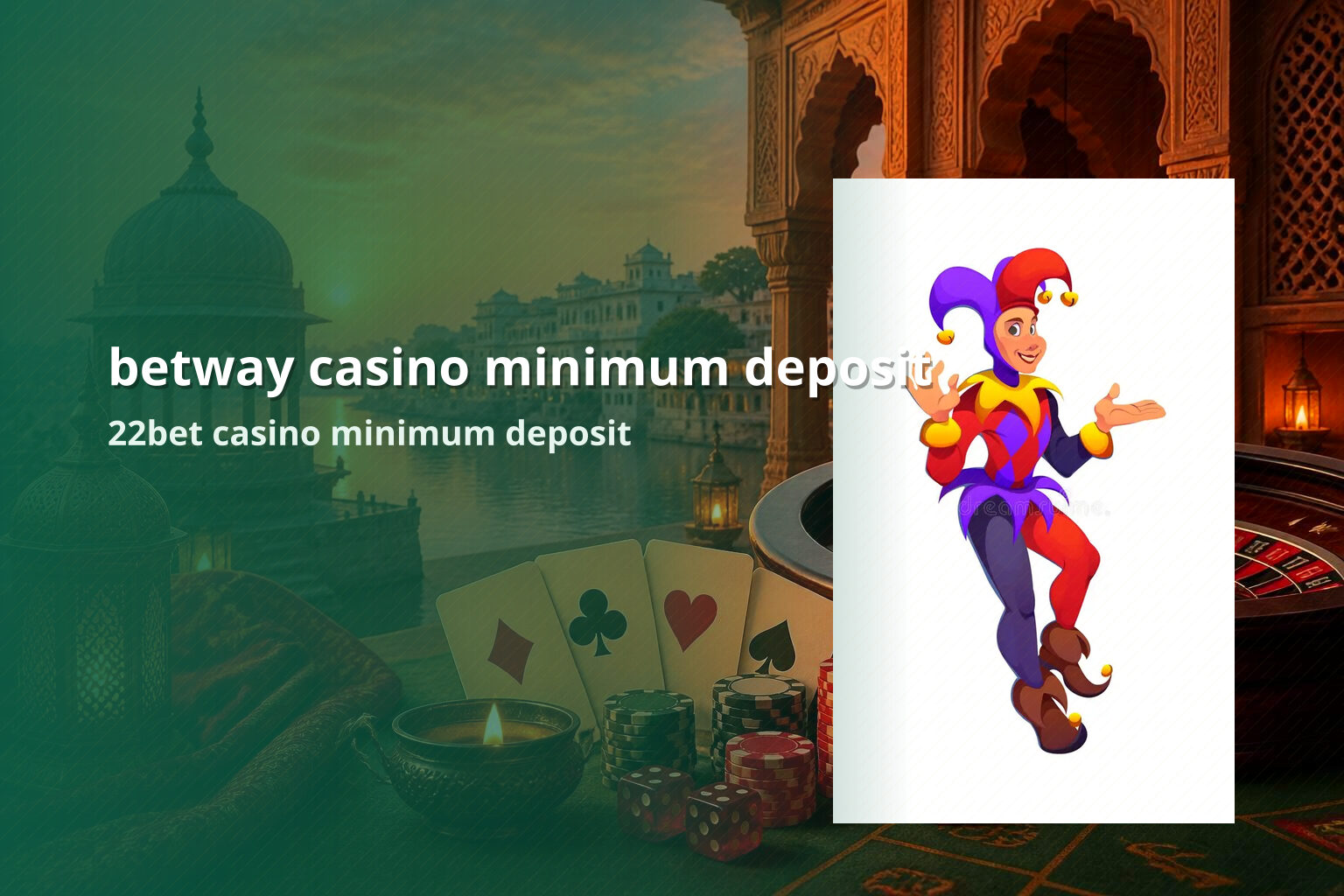 betway casino minimum deposit 22bet casino minimum deposit