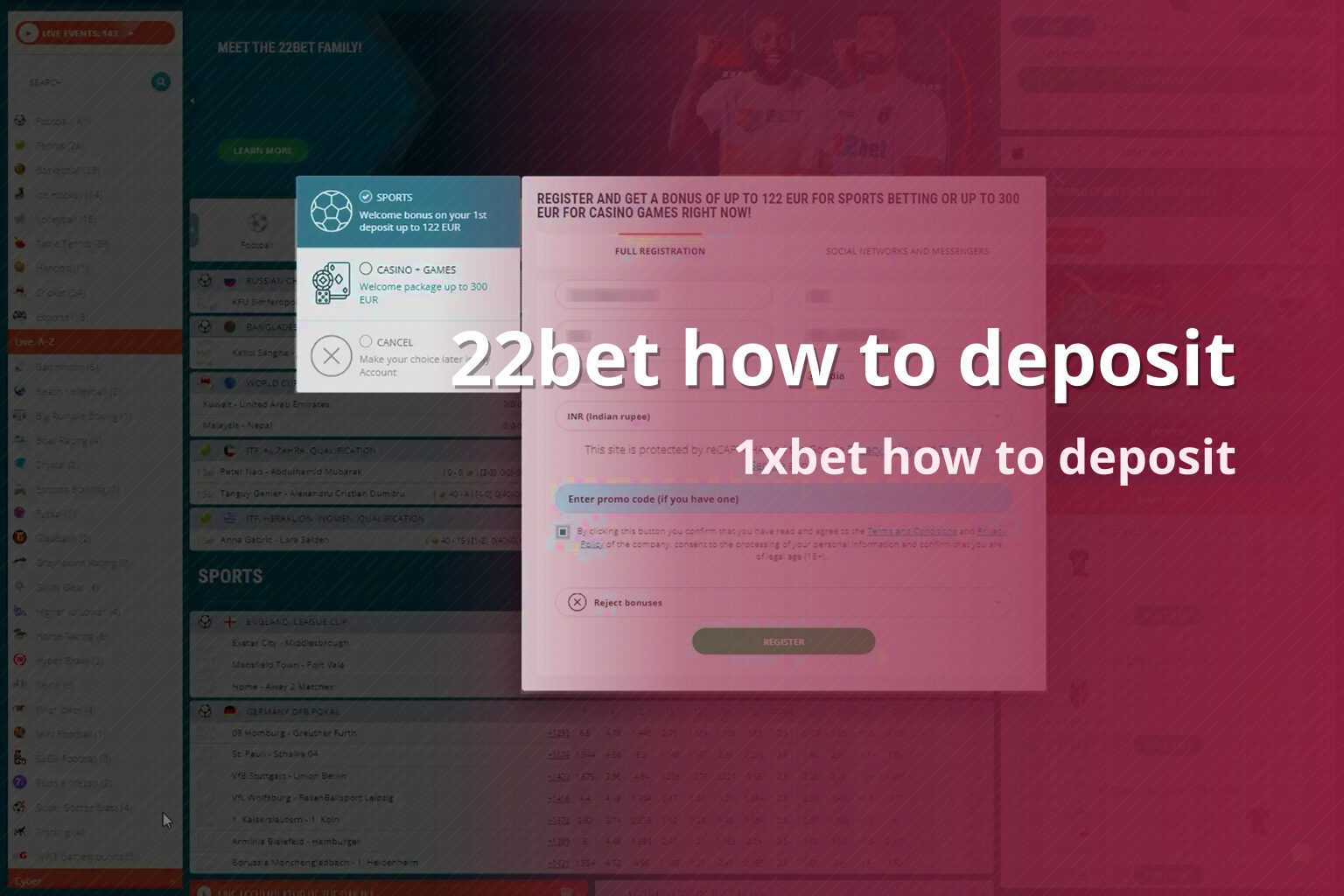 22bet how to deposit 1xbet how to deposit