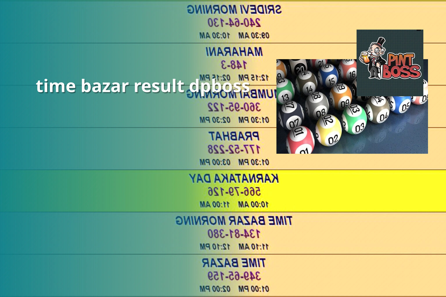 time bazar result dpboss - matka_satta