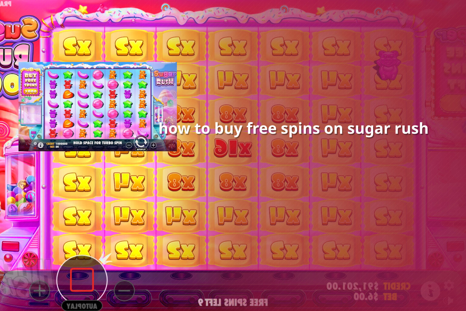 how to buy free spins on sugar rush - payment_and_bonus