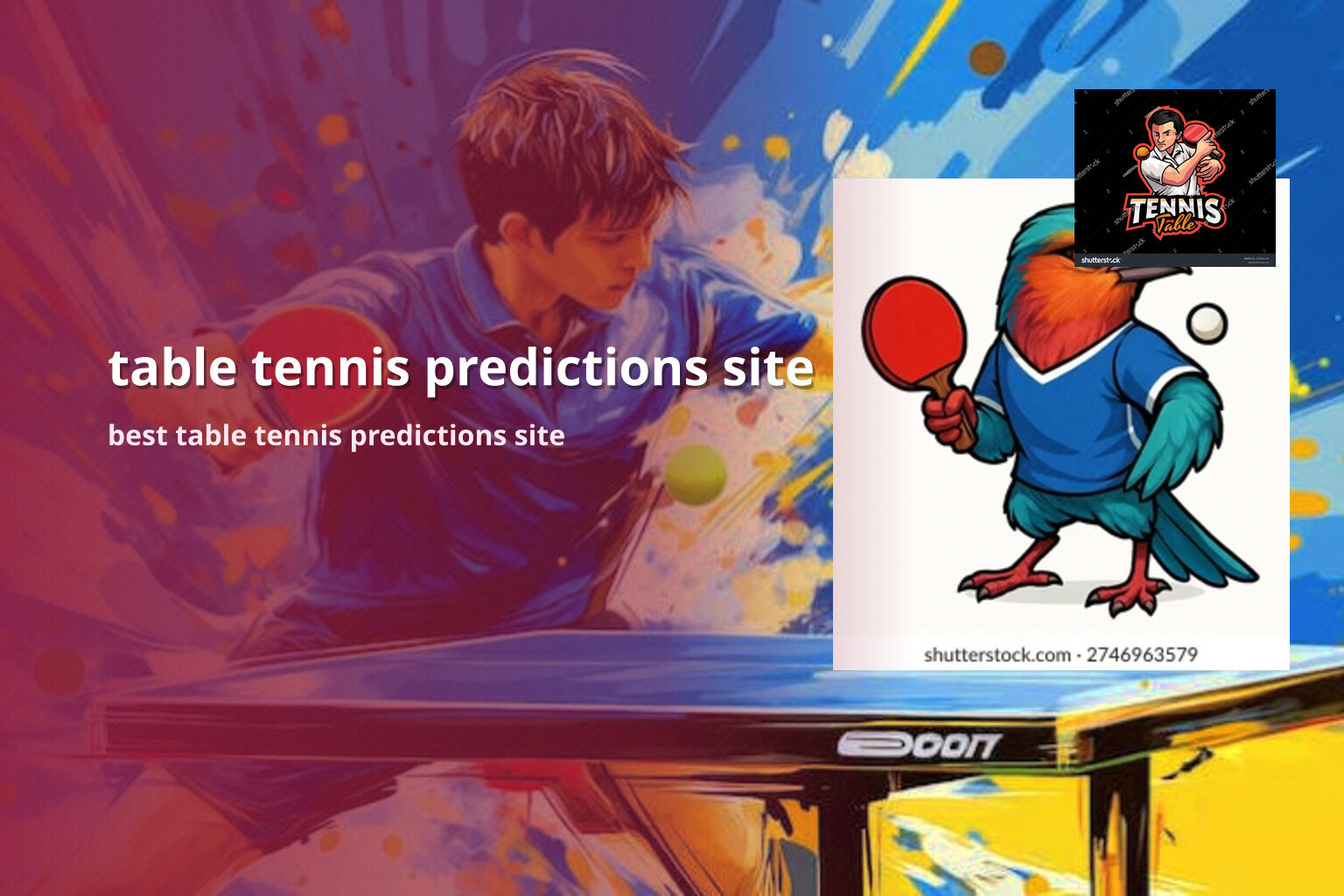 table tennis predictions site - sportsbook