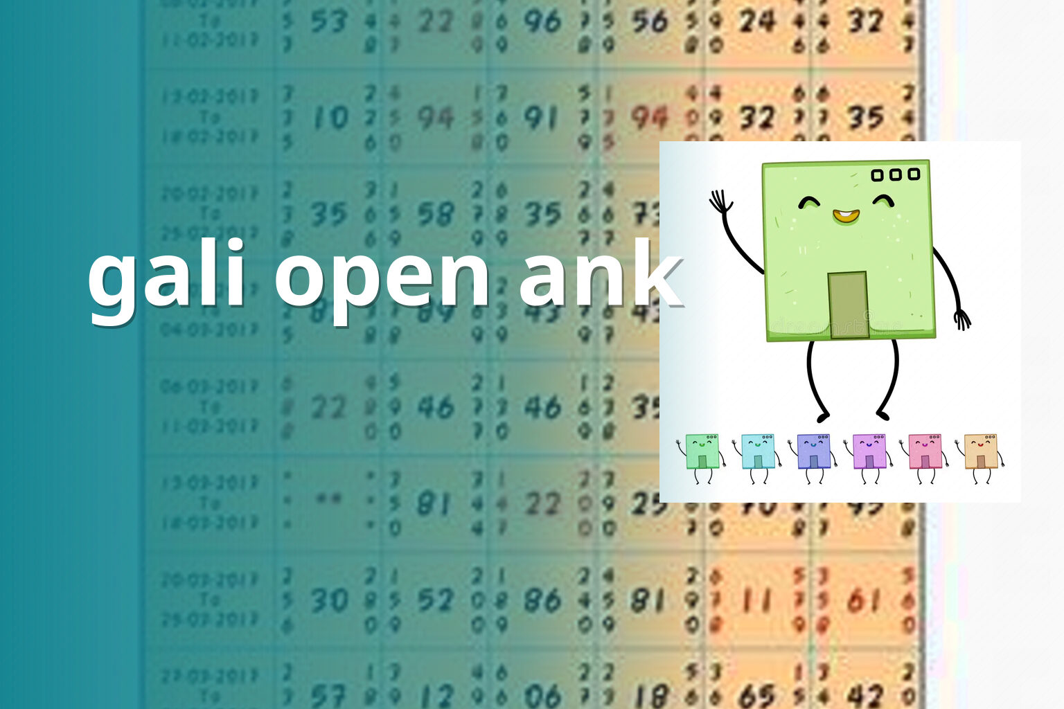 gali open ank - matka_satta