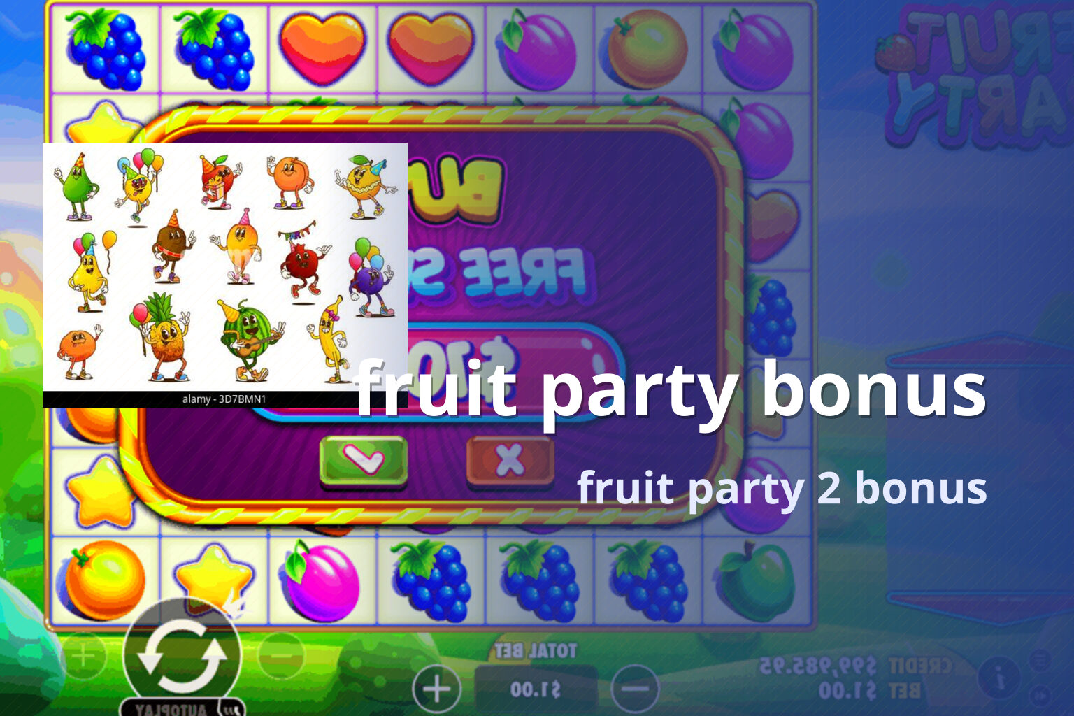 fruit party bonus - slots