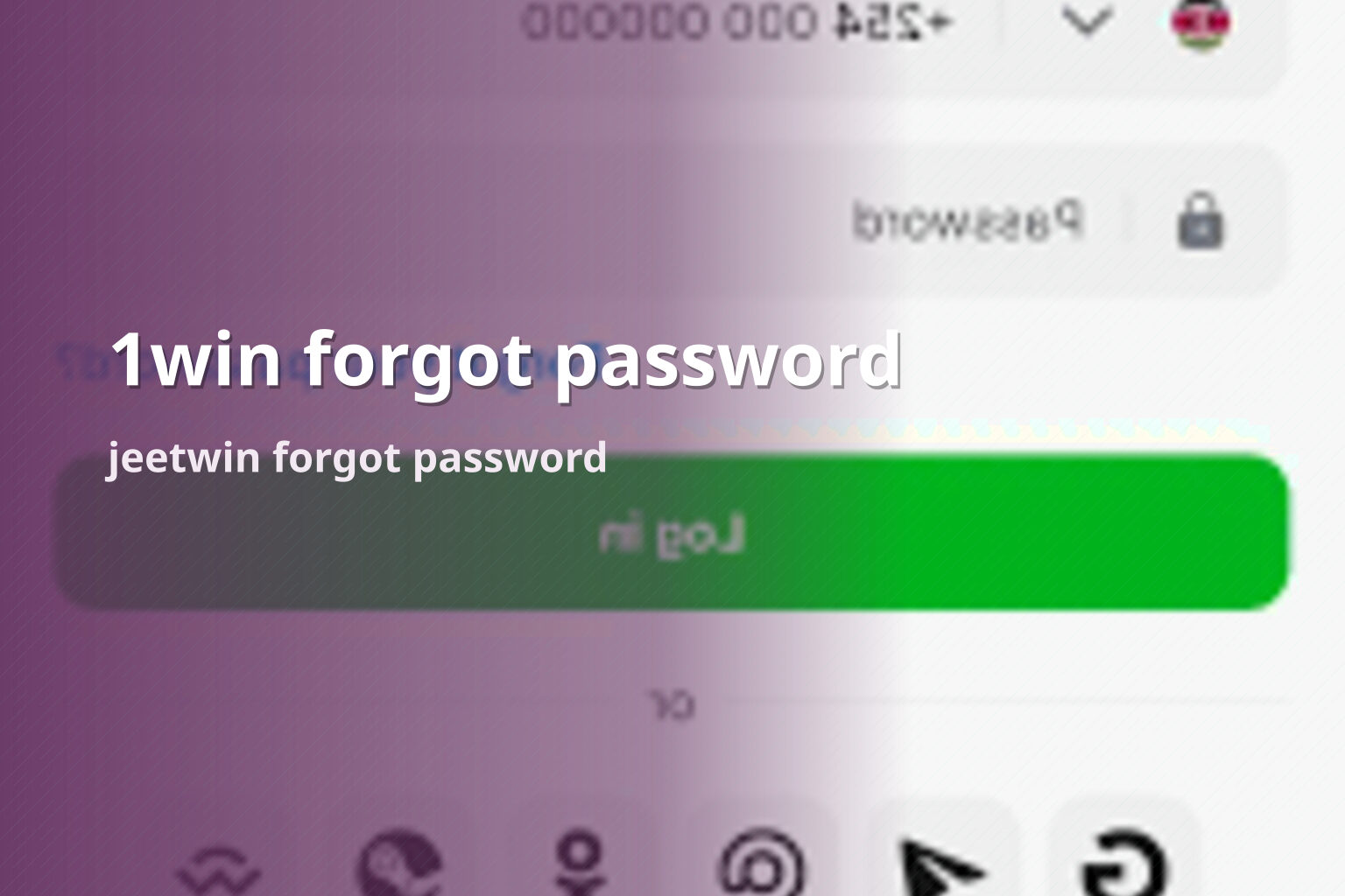 1win forgot password jeetwin forgot password