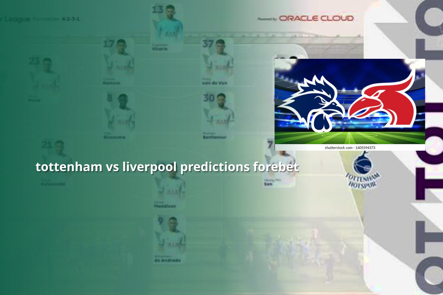 tottenham vs liverpool predictions forebet - sportsbook