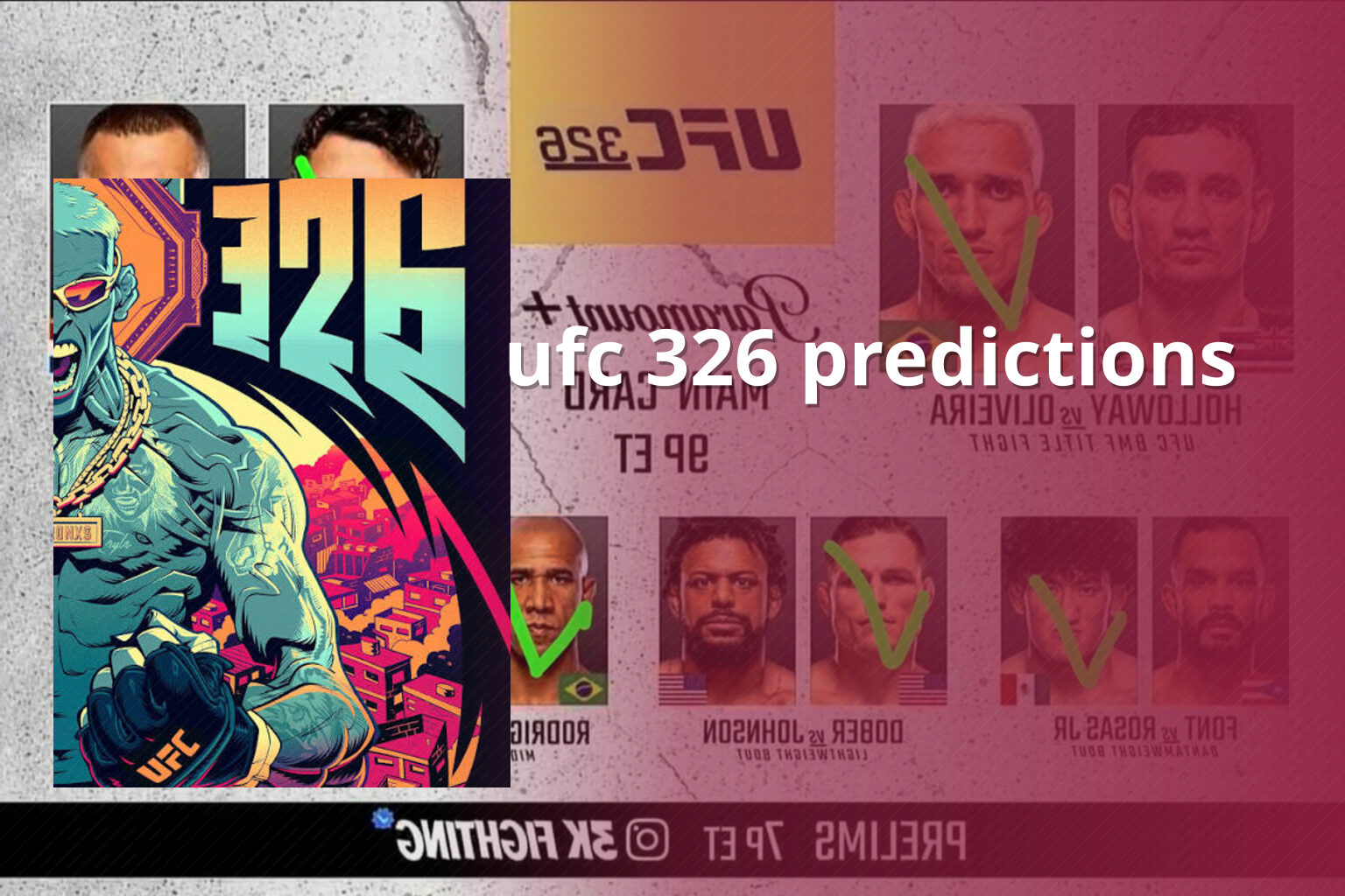 ufc 326 predictions - sportsbook