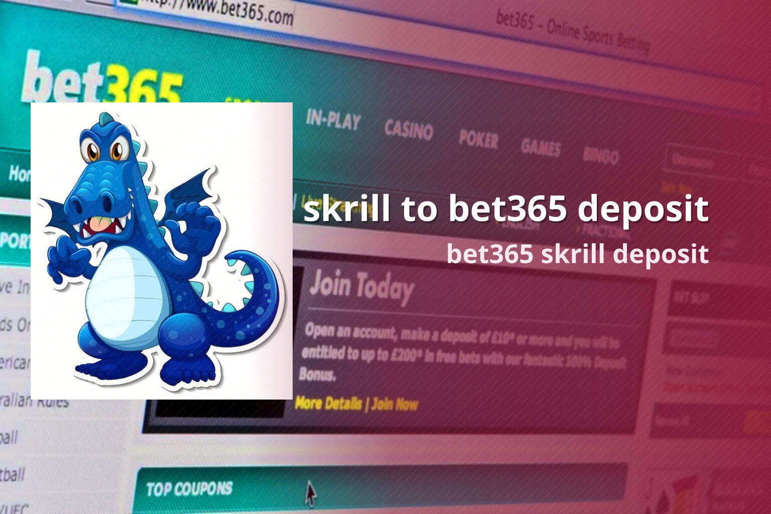 skrill to bet365 deposit bet365 skrill deposit
