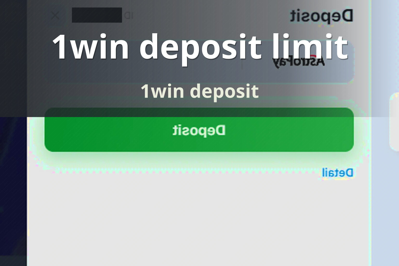 1win deposit limit - gaming_brand