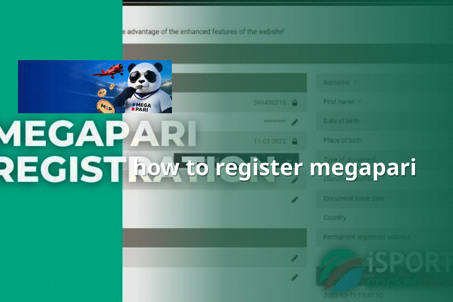 how to register megapari - gaming_brand