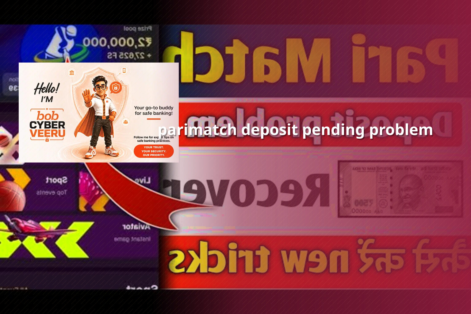 parimatch deposit pending problem - online gaming transaction support