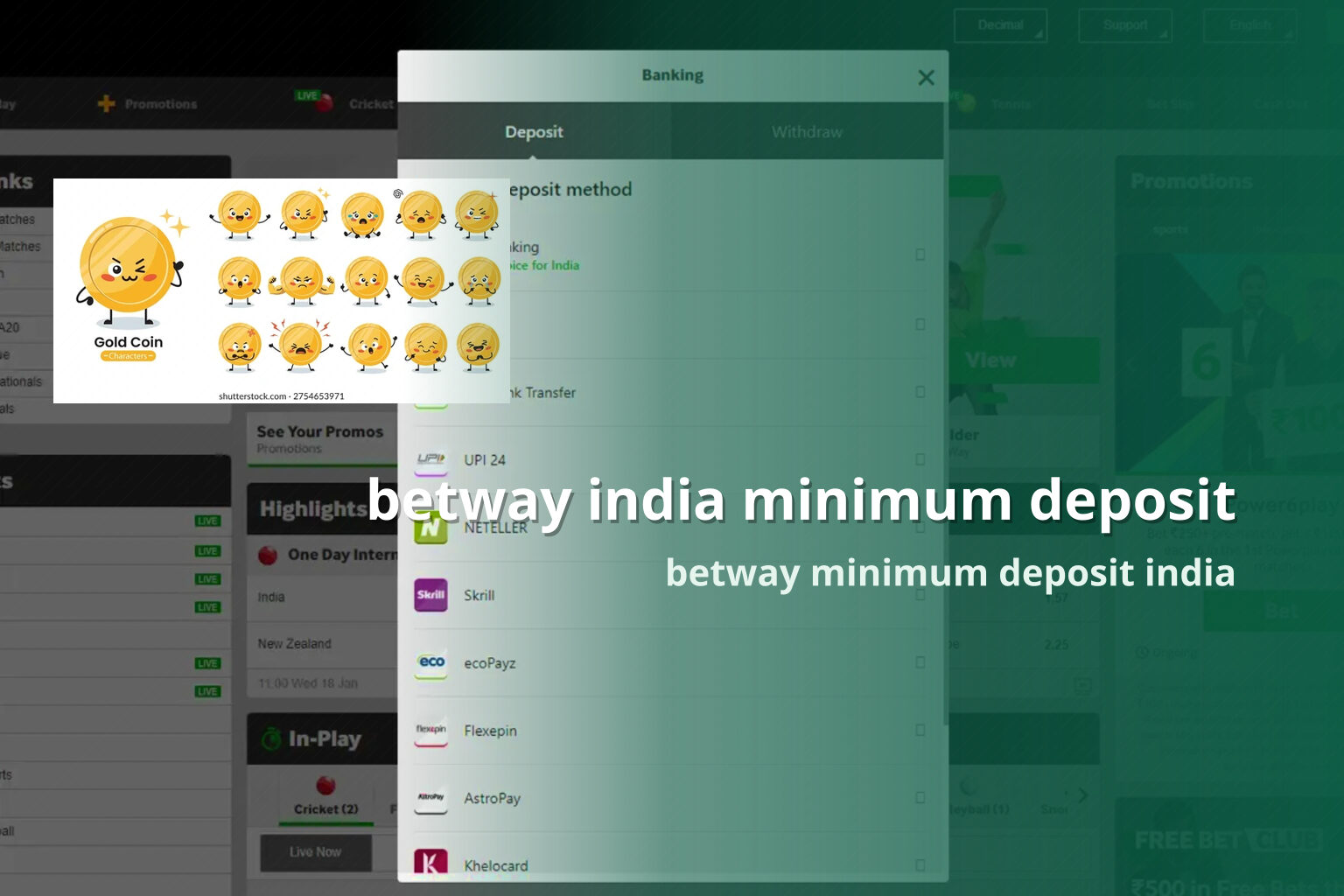 betway india minimum deposit betway minimum deposit india