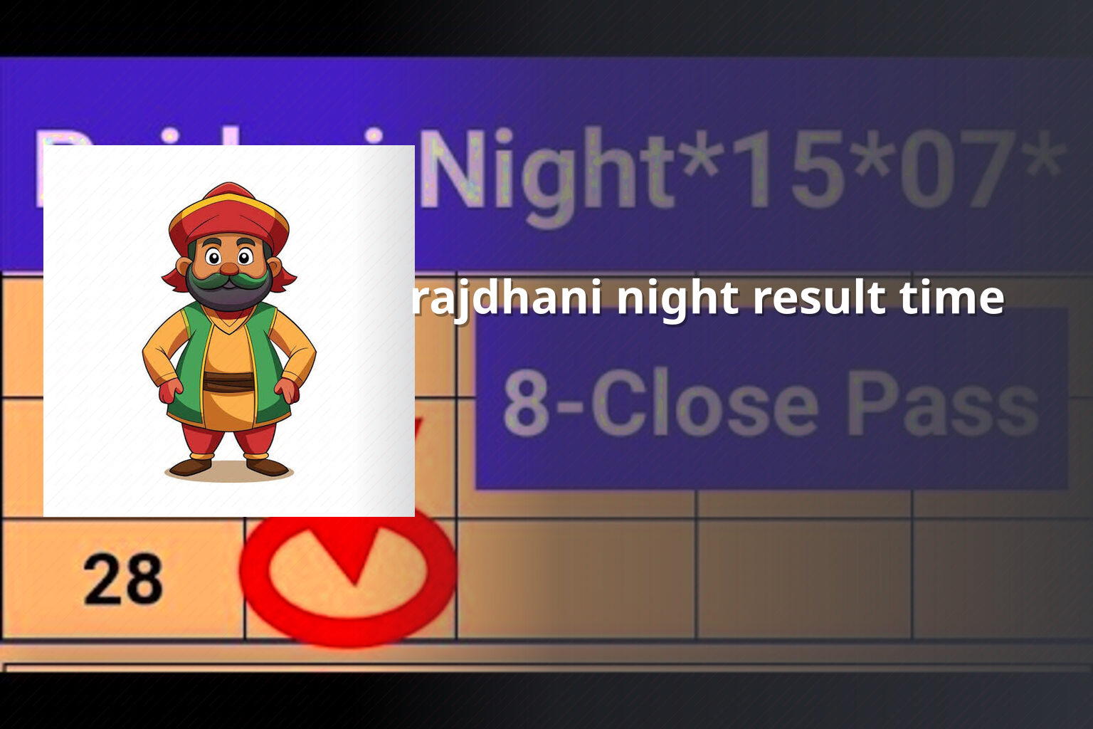rajdhani night result time - matka_satta