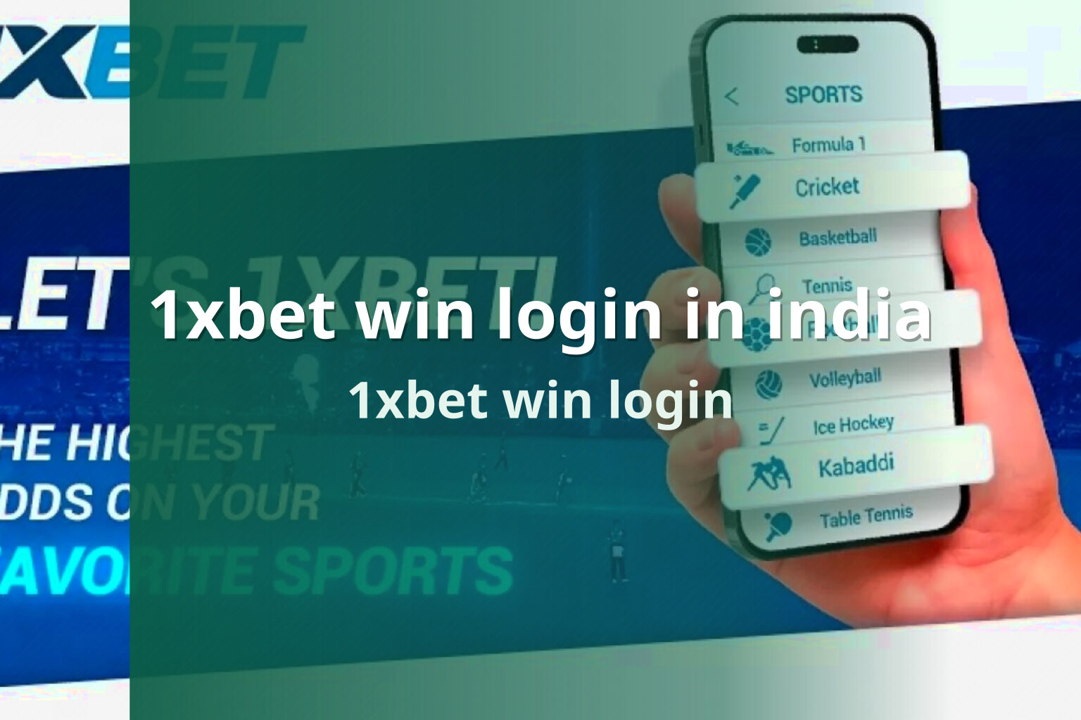 1xbet win login in india 1xbet win login