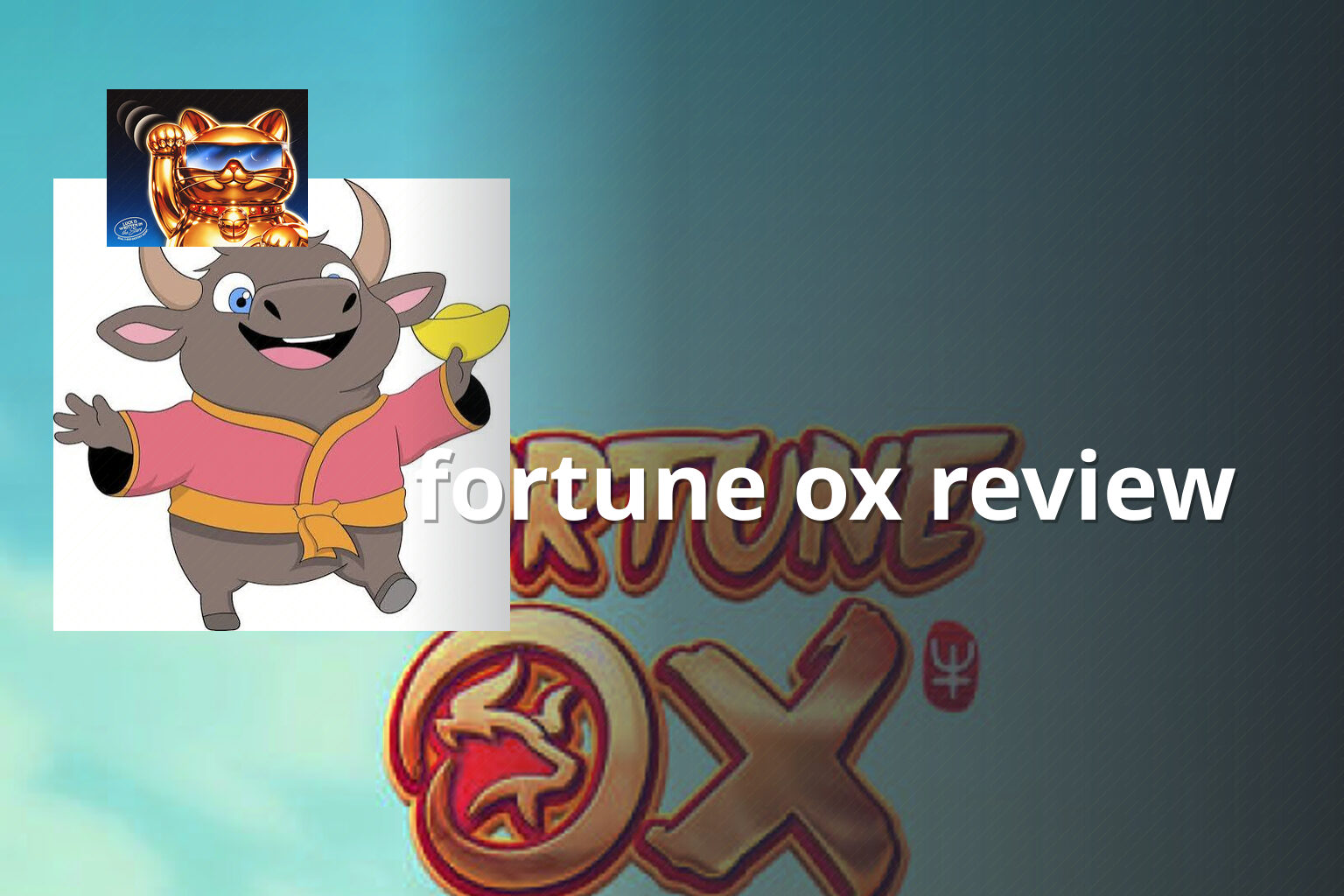fortune ox review - slots