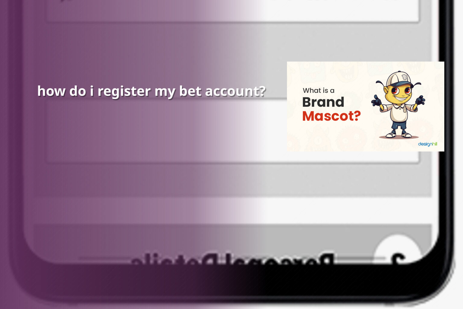 how do i register my bet account? - gaming_brand