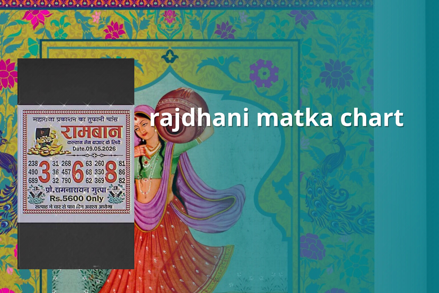 rajdhani matka chart - matka_satta