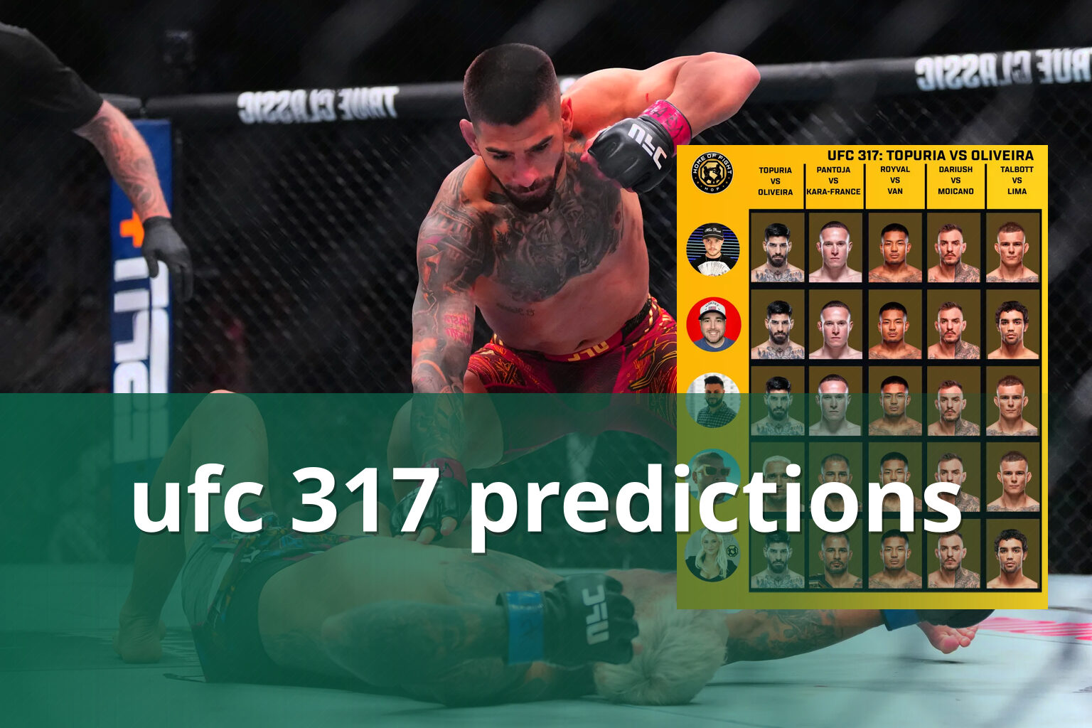 ufc 317 predictions - sportsbook