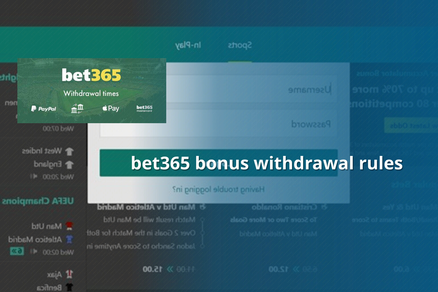 bet365 bonus withdrawal rules - gaming_brand