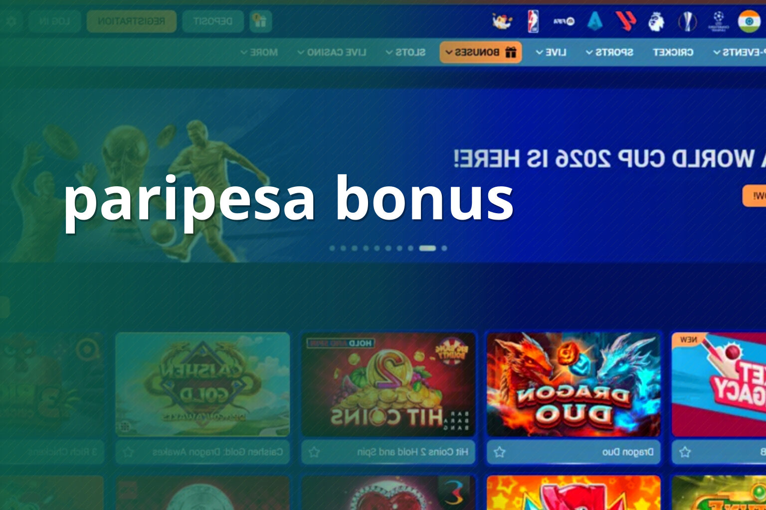 paripesa bonus - gaming_brand