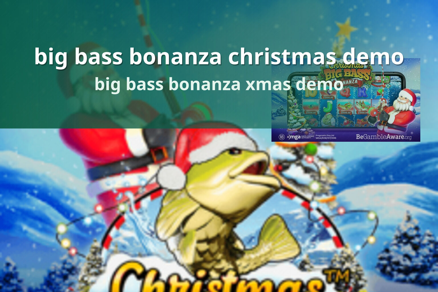 big bass bonanza christmas demo - slots