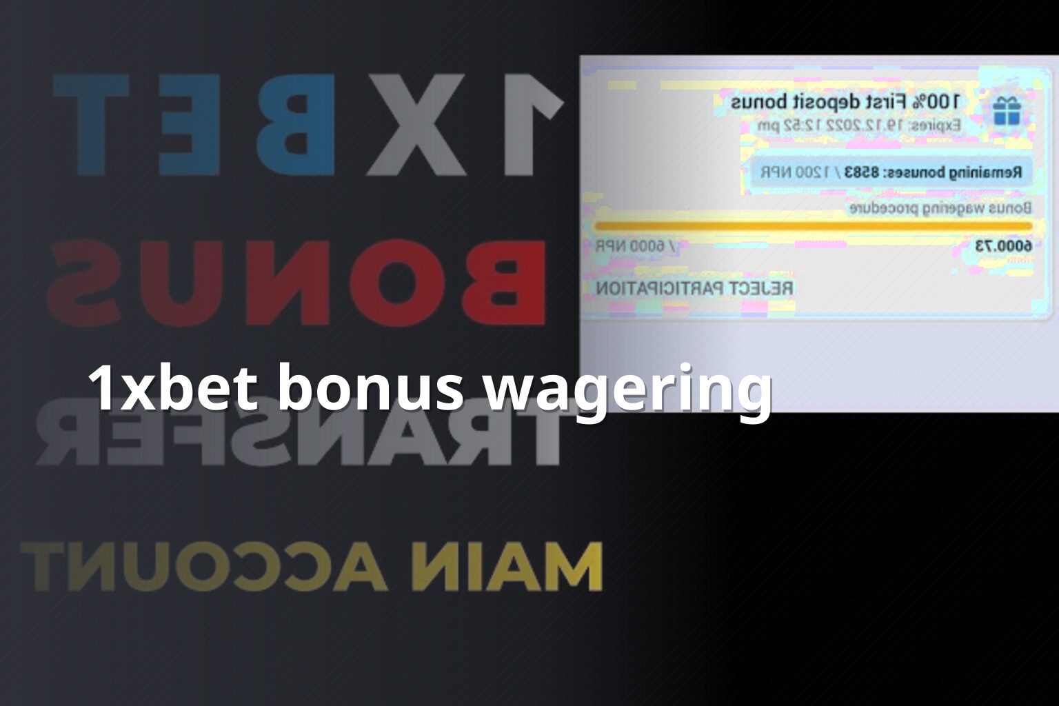 1xbet bonus wagering - gaming_brand