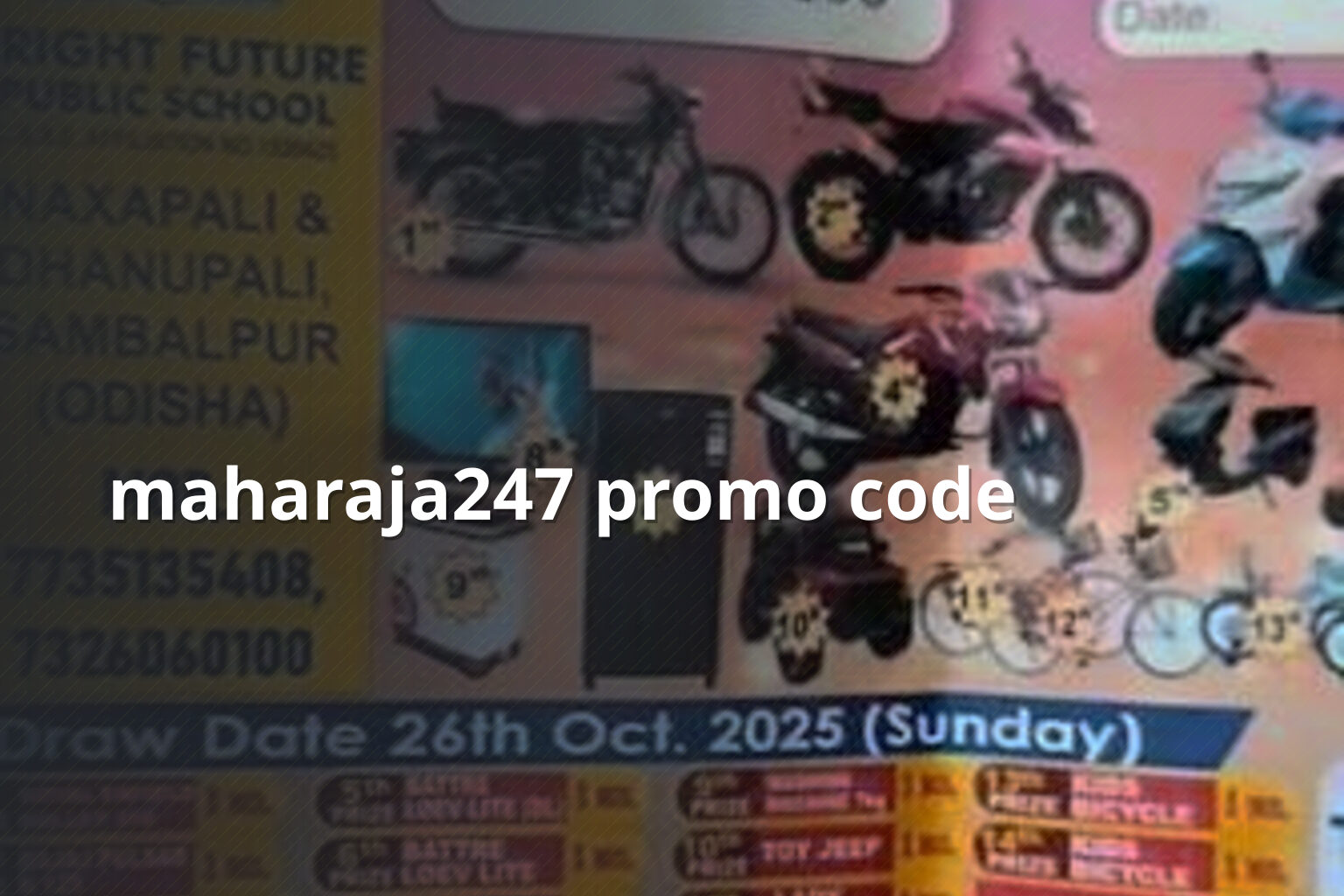 maharaja247 promo code - gaming_brand