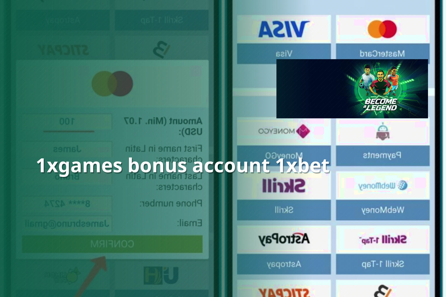 1xgames bonus account 1xbet - gaming_brand