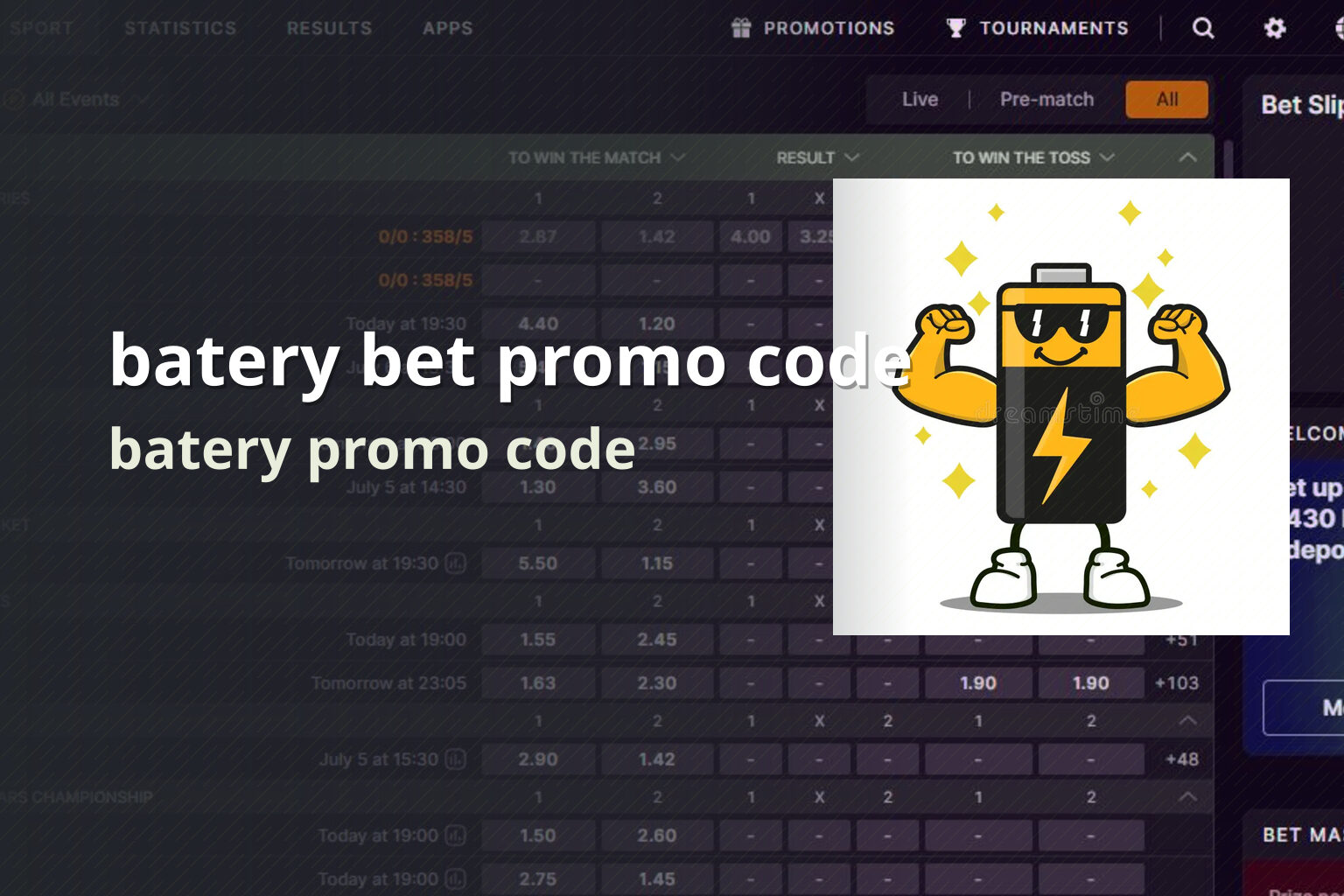 batery bet promo code batery promo code