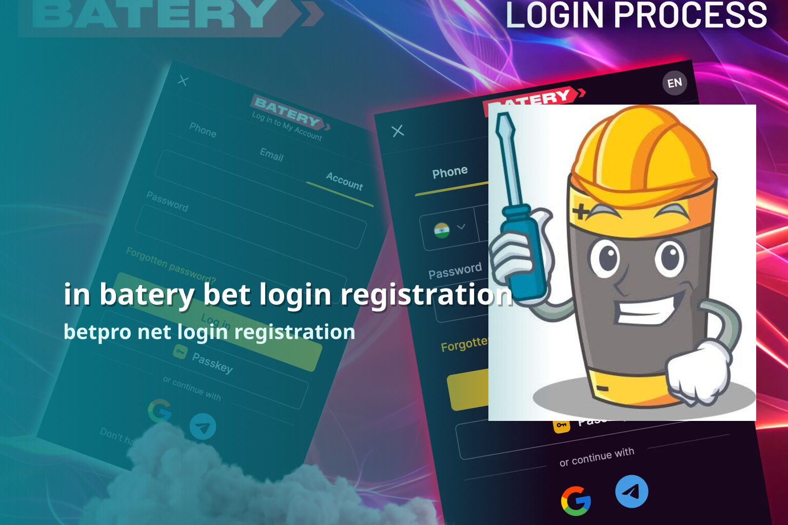 in batery bet login registration betpro net login registration