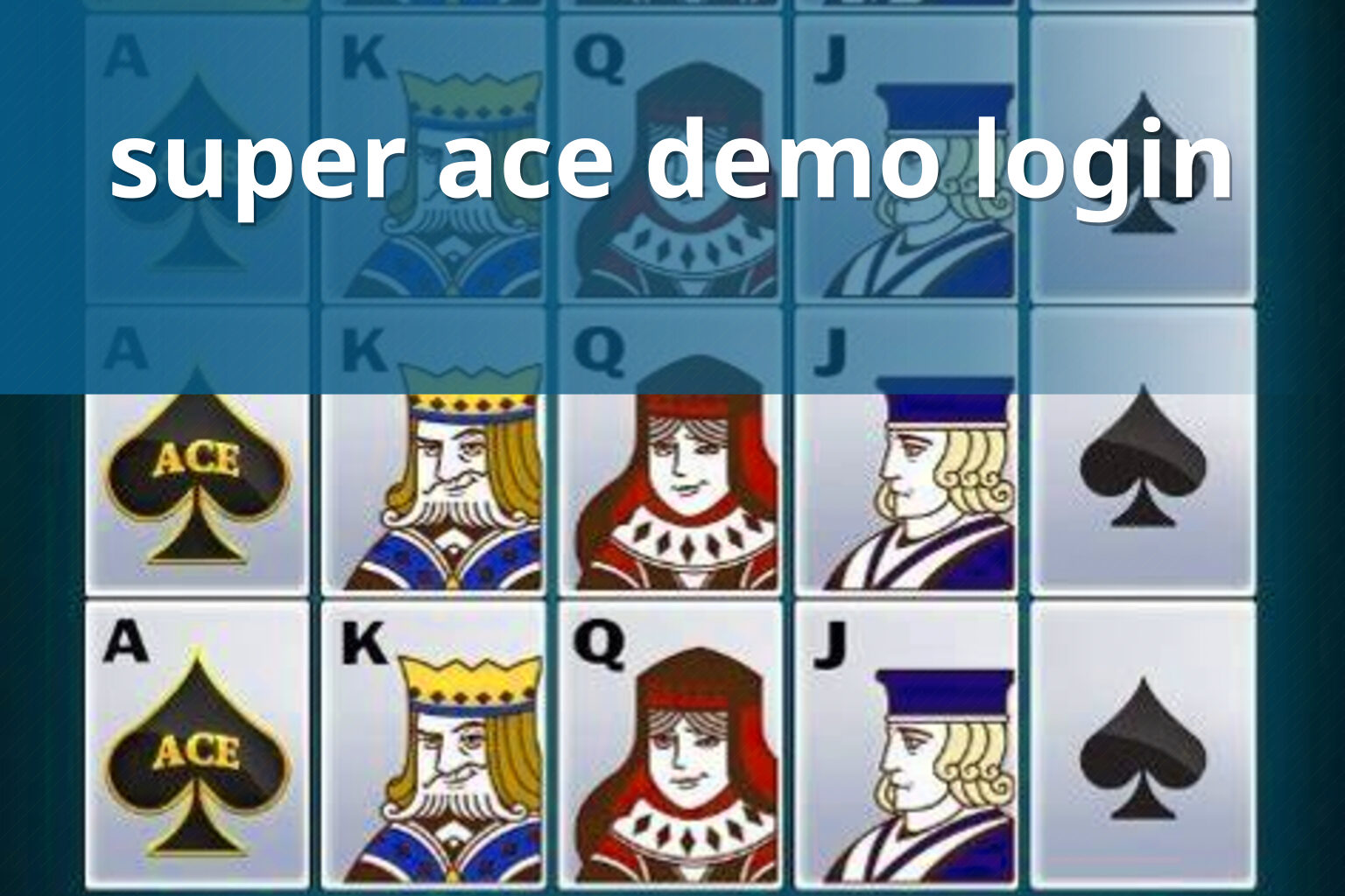 super ace demo login - slots