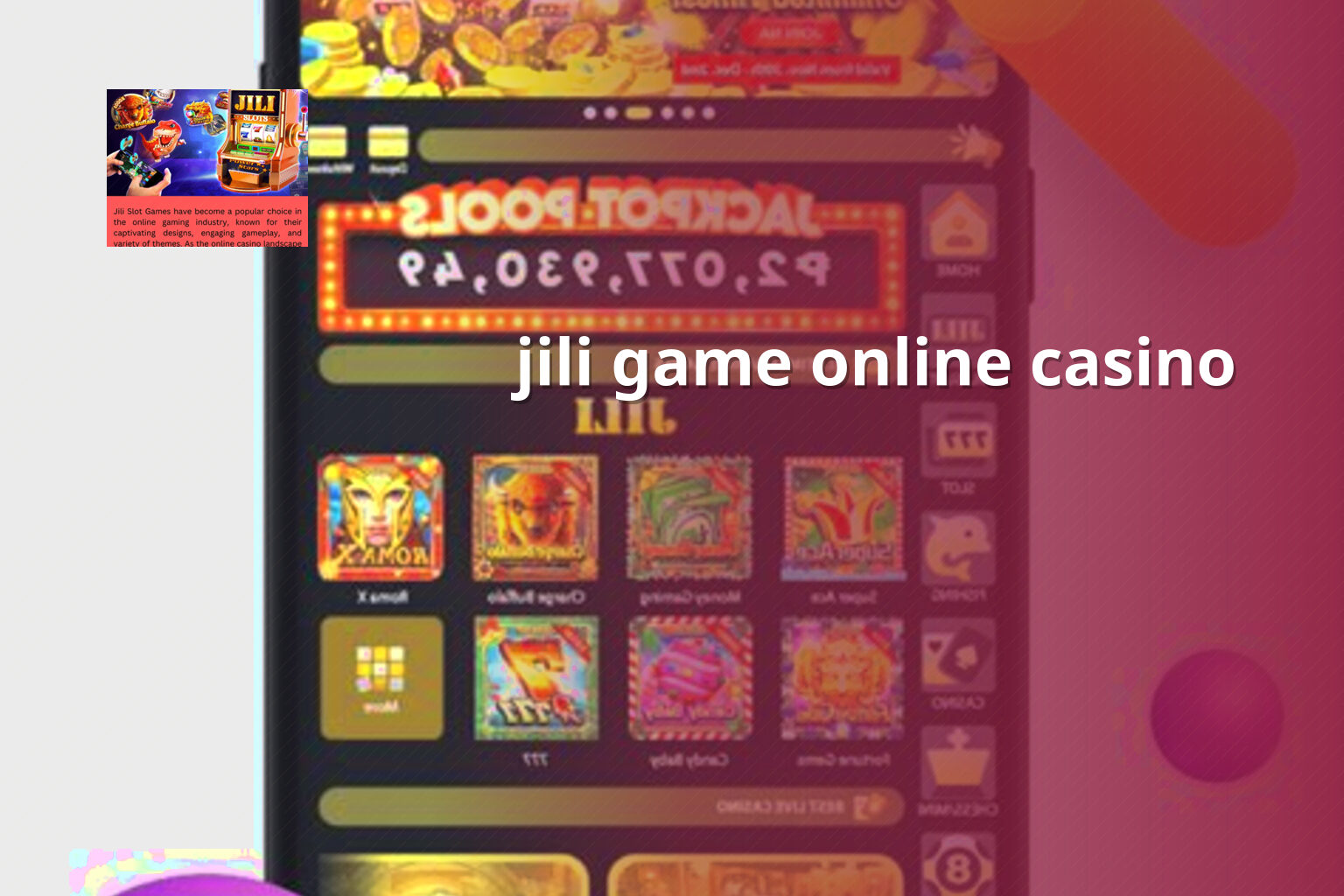 jili game online casino - slots