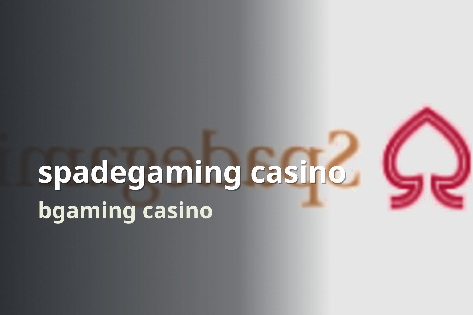 spadegaming casino bgaming casino