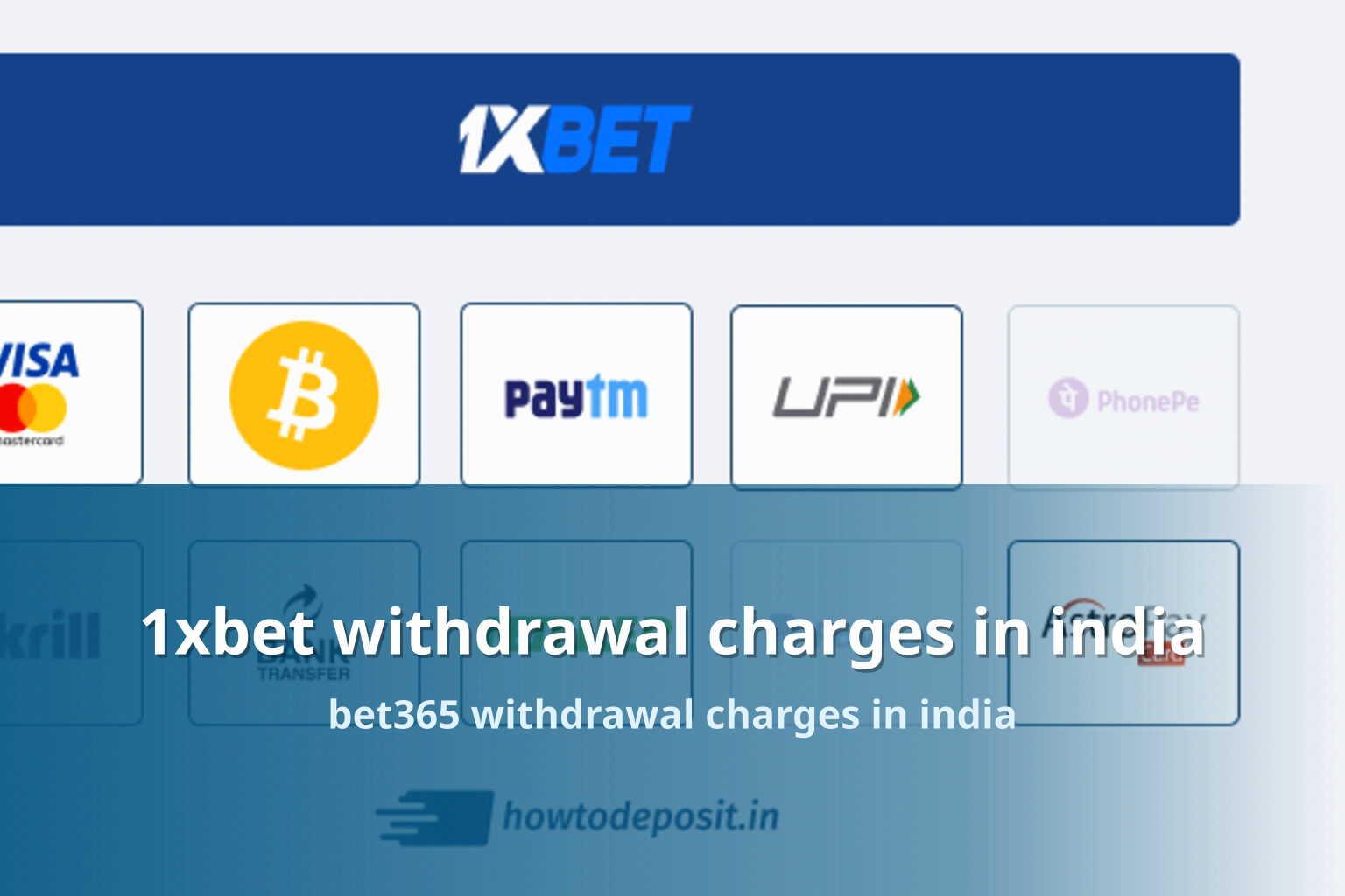 1xbet withdrawal charges in india bet365 withdrawal charges in india