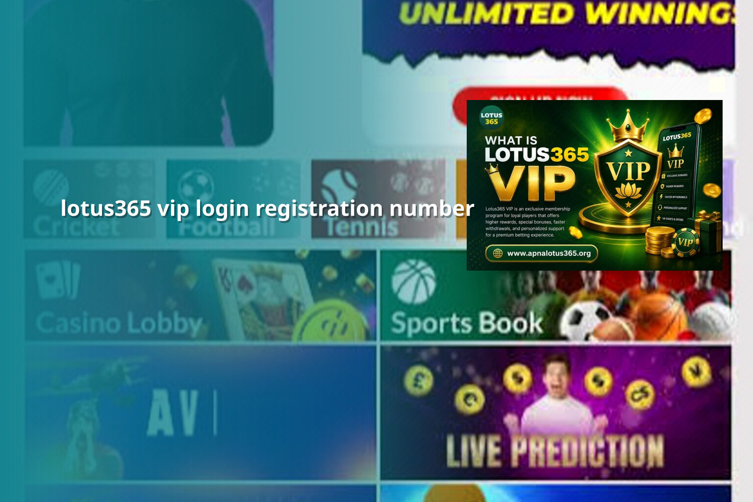lotus365 vip login registration number - gaming_brand