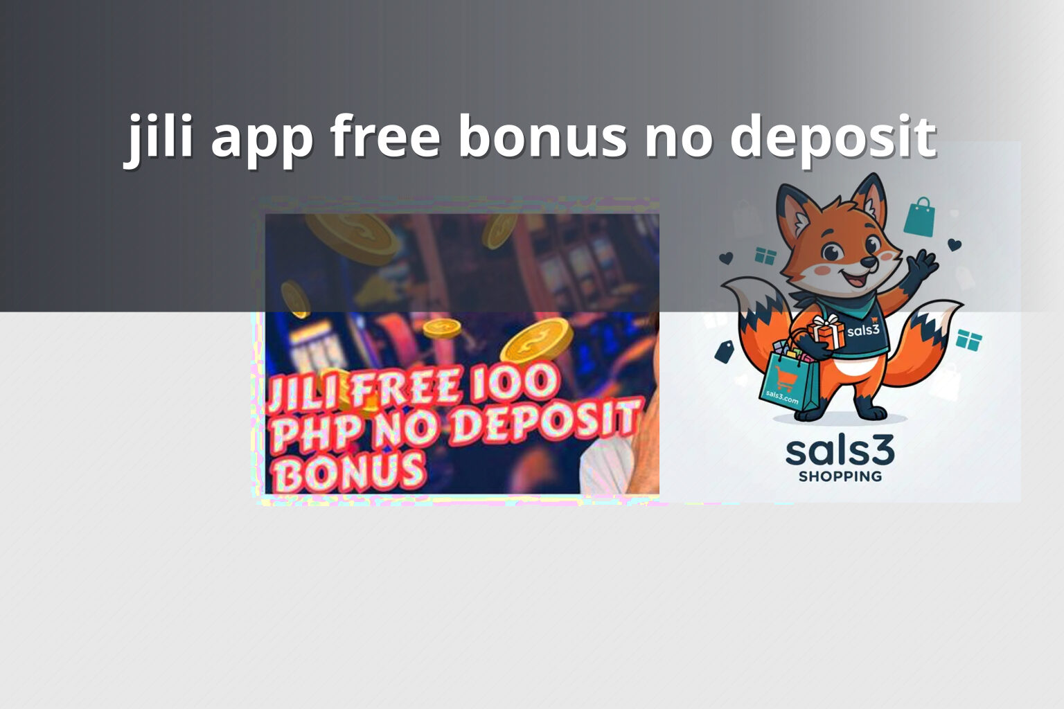 jili app free bonus no deposit - slots