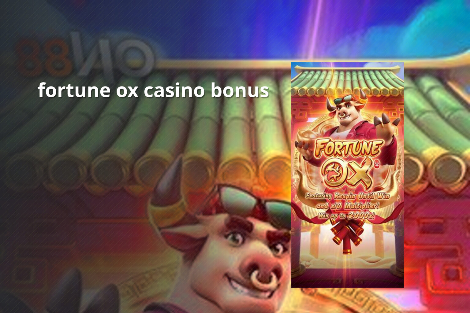 fortune ox casino bonus - slots
