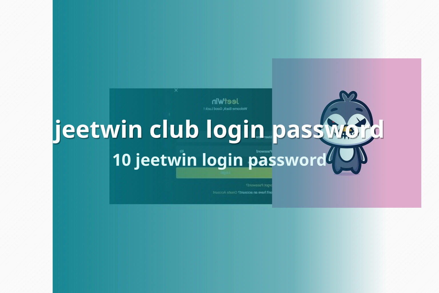 jeetwin club login password - gaming_brand