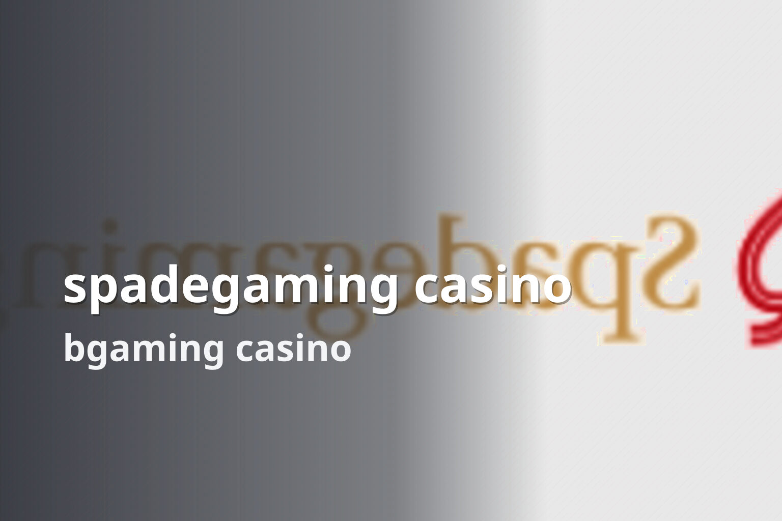 spadegaming casino - casino