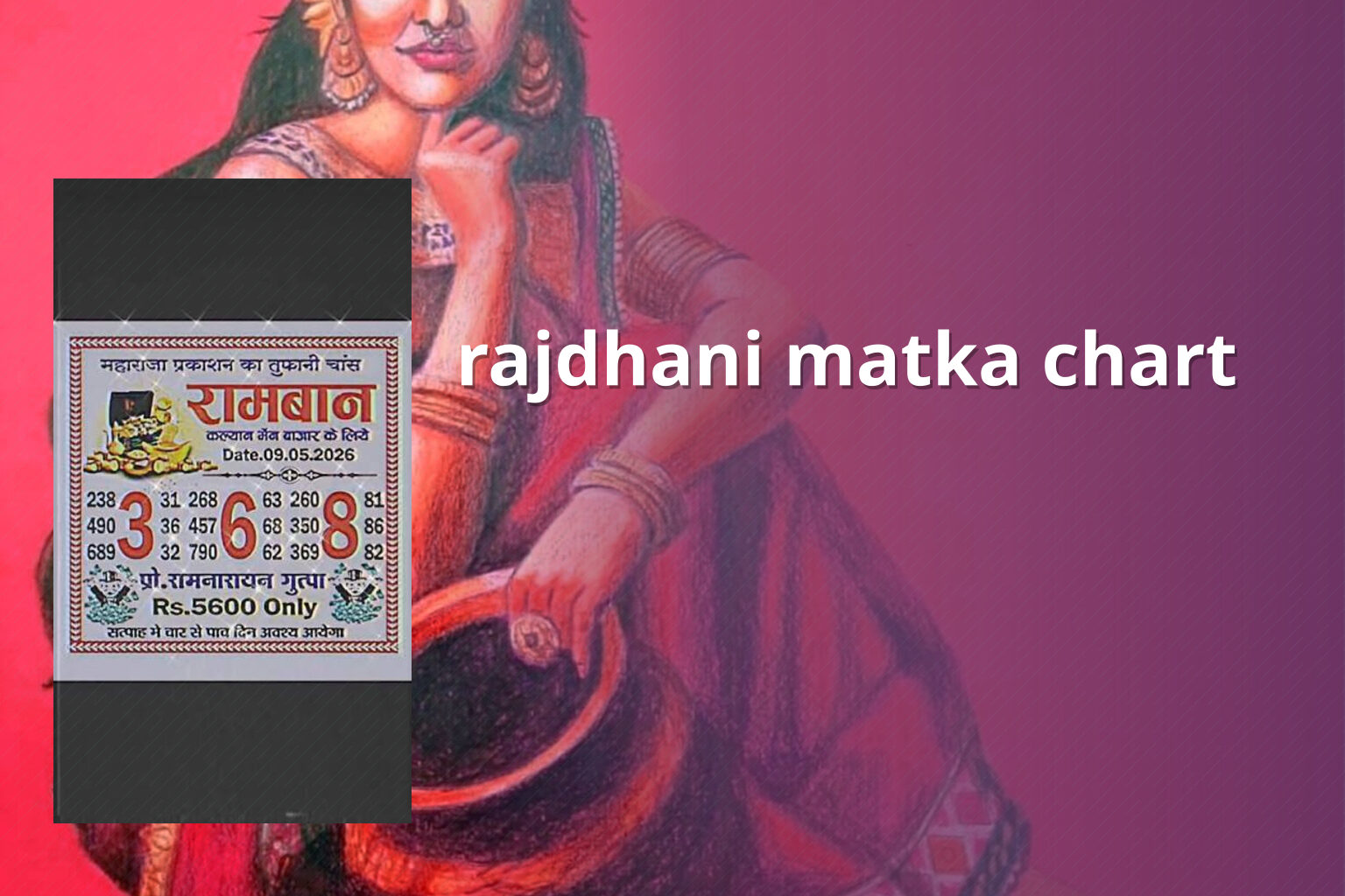 rajdhani matka chart - matka_satta