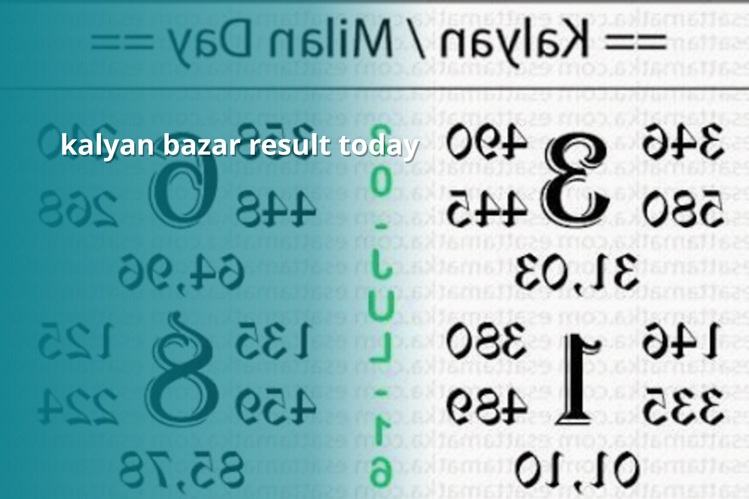kalyan bazar result today - matka_satta