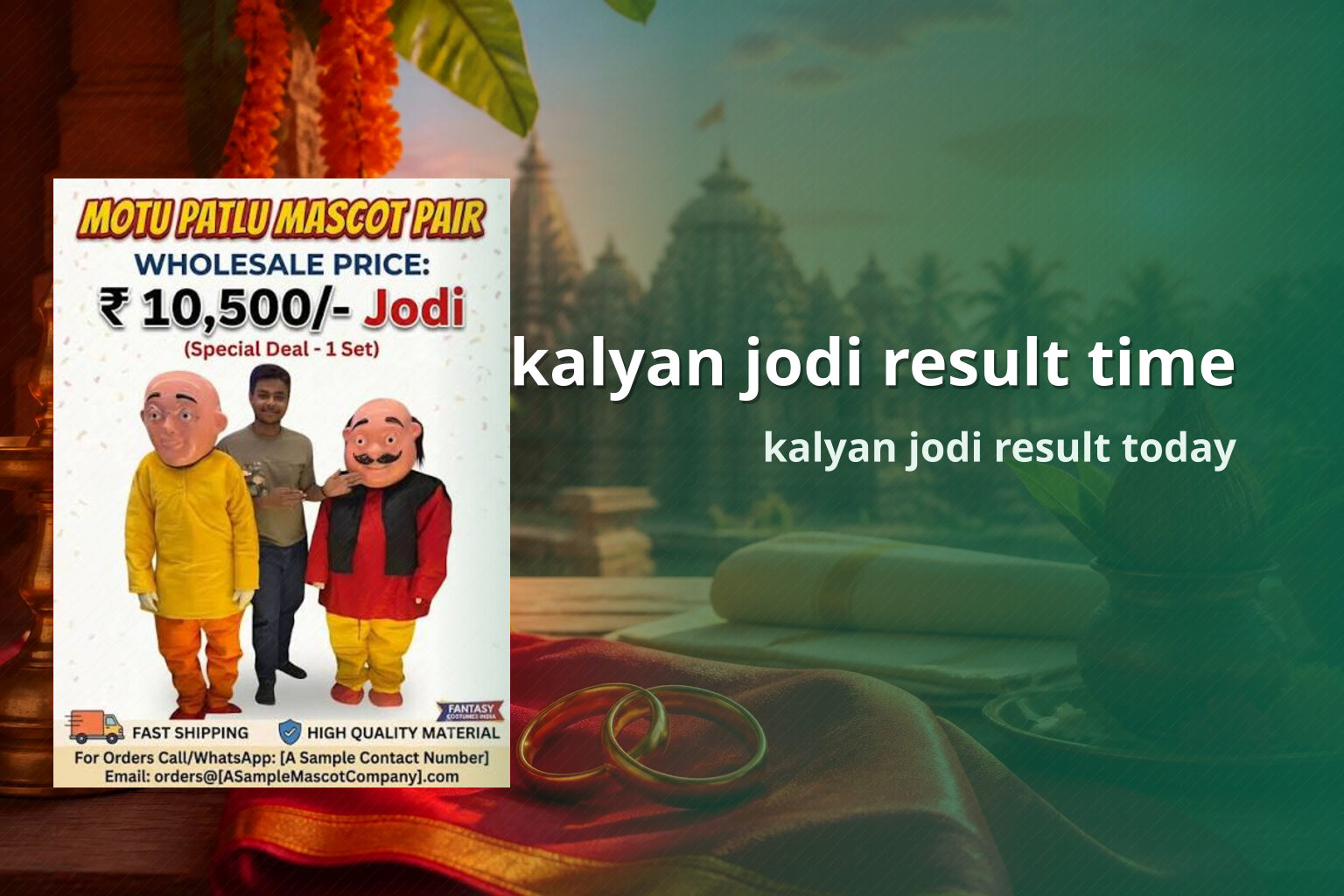 kalyan jodi result time kalyan jodi result today