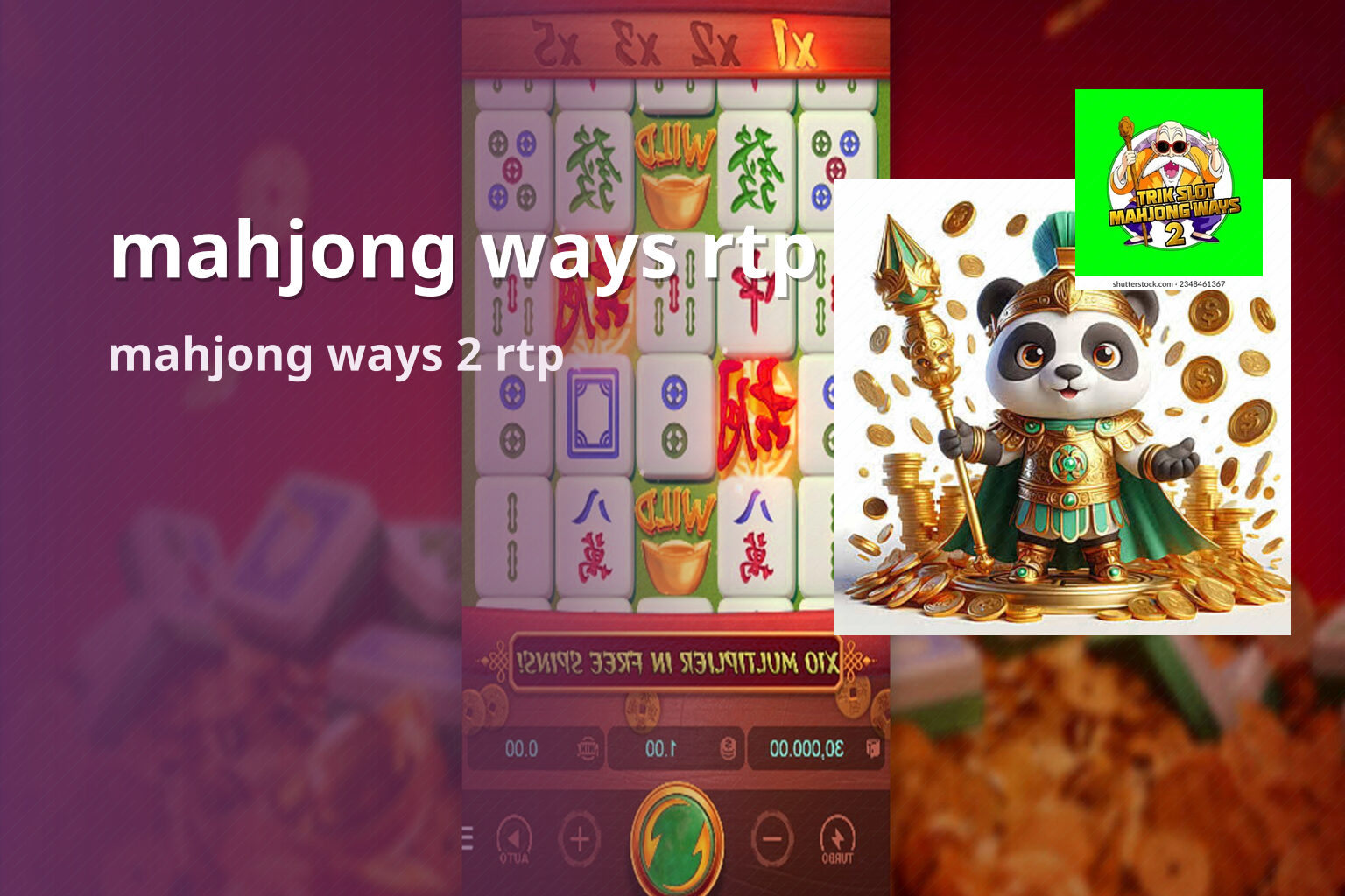 mahjong ways rtp - slots