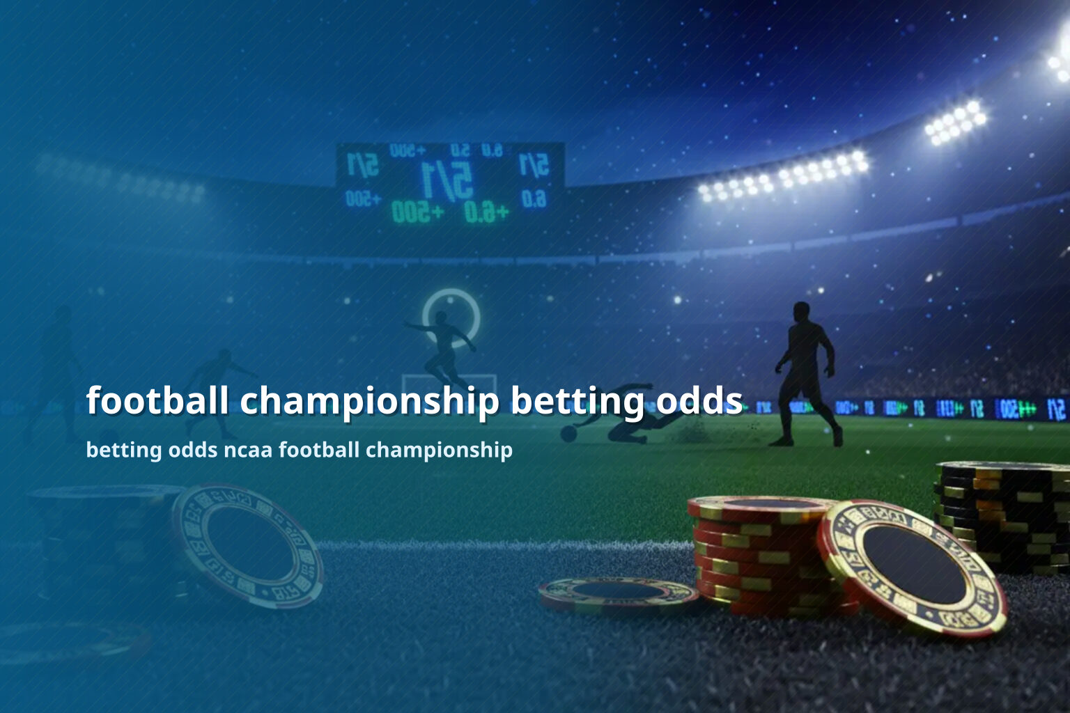football championship betting odds - sportsbook
